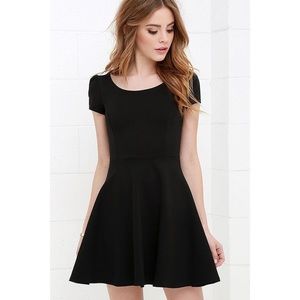 Black Skater Dress